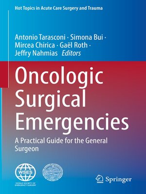 cover image of Oncologic Surgical Emergencies